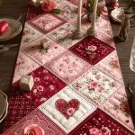 Cottage Heart Quilted Table Runner
