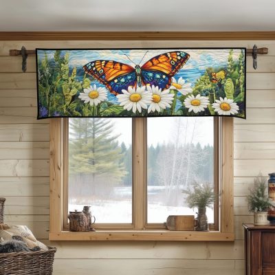 Velvet Flutter Quilted Valance