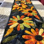 Vibrant Vine Garden Quilted Table Runner