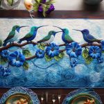 Vibrant Conversations Quilted Table Runner