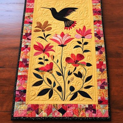 Vibrant Spirit Quilted Table Runner