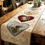 Vintage Bloom Quilted Table Runner