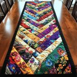 Vivid Harmony Quilted Table Runner