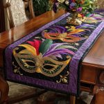 Vivid Masquerade Quilted Table Runner