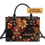 Radiant Roots - Personalized Leather Handbag Sb103