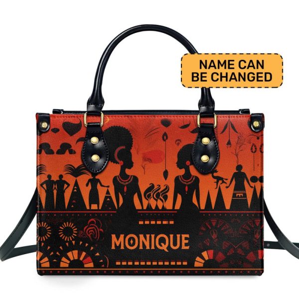 Sistas - Personalized Leather Handbag Sb106