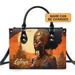 Afrofuturism08 - Personalized Leather Handbag Sb118