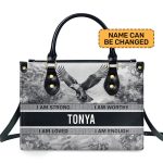 Eagle - Four Seasons - Personalized Leather Handbag Stb123