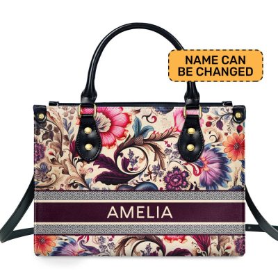 Special Bohemian - Personalized Leather Handbag Stb136