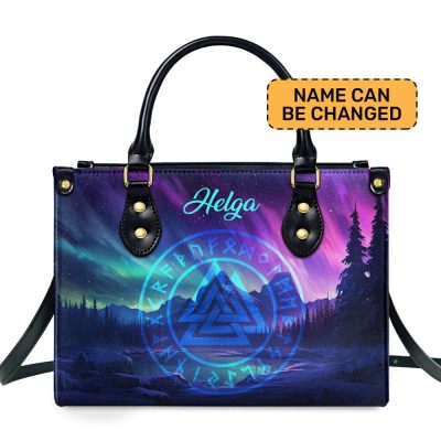 Valknut - Personalized Leather Handbag Stb158