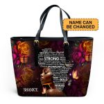 Afro Map - Personalized Leather Totebag