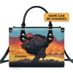 Afrocentrism 10 - Personalized Leather Handbag Sbt10
