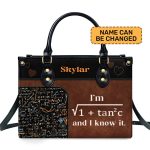I'M Sexy And I Know It - Personalized Leather Handbag Mb67