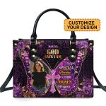 God Says I Am - Personalized Leather Handbag Sblhblm1006Ta