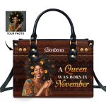 Black Queen - Personalized Leather Handbag
