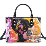 Started From The Bottom Now We Are Here - Personalized Leather Handbag Sblhbltn2384T
