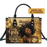 Born With The Magic - Personalized Leather Hand Bag Stb89