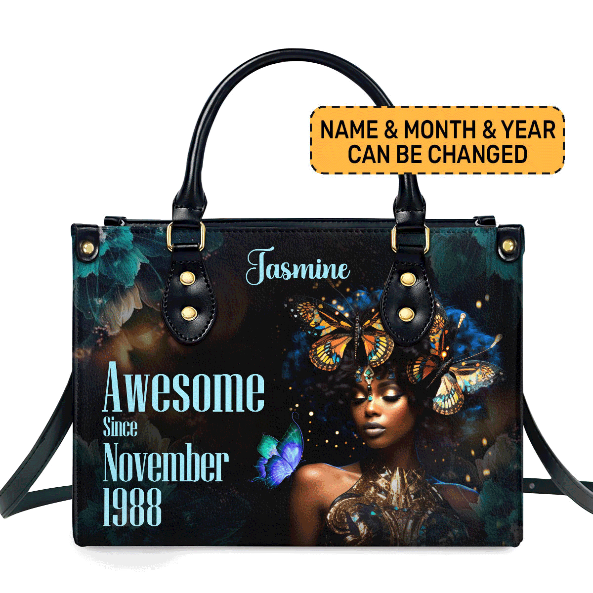 Personalized Awesome Leather Handbag Stb54