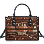 It Is A Grandma Thing - Personalized Leather Handbag Sblhblm2509T