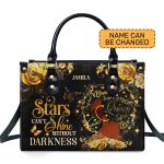 The Stars Can'T Shine Without Darkness - Personalized Leather Handbag Sblhblm1182L