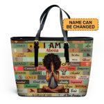 I Am Chosen - Personalized Leather Totebag