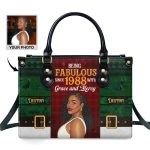 Being Fabulous - Personalized Leather Handbag