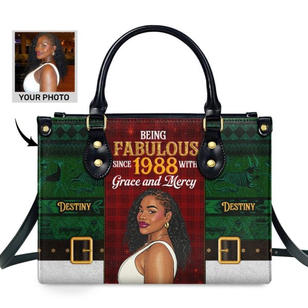 Being Fabulous - Personalized Leather Handbag