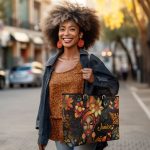 Radiant Roots - Personalized Leather Totebag