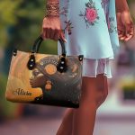 Afrofuturism06 - Personalized Leather Handbag Sb119