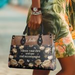Mieux Vaut Être Seul Que Mal Accompagné - Personalized Leather Handbag Sb608