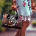 Afro Map - Personalized Leather Handbag Stb43