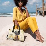 Because He Lives, I Can Face Tomorrow - Personalized Leather Handbag Mb55