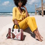 I Am The Storm - Personalized Leather Handbag Sbt36