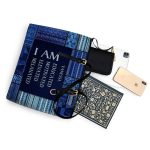 I Am - Jean Personalized Leather Totebag