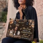 The Sun Does Not Ask Permission To Shine - Personalized Leather Handbag