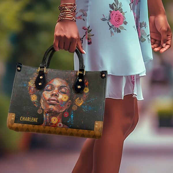 Afrocentrism 09 - Personalized Leather Handbag Sbt09