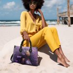 Beautiful Afroart - Personalized Leather Handbag Mb61