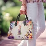 Initial Letter - Personalized Leather Handbag Sb98