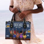 Apparently We'Re Trouble When We Are Together Who Knew - Personalized Leather Handbag Sblhblm1220D