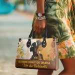 Queens Don'T Do Drama We Do Business - Leather Handbag Stb206