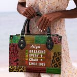 Juneteenth - Personalized Leather Hand Bag Sblhbha24