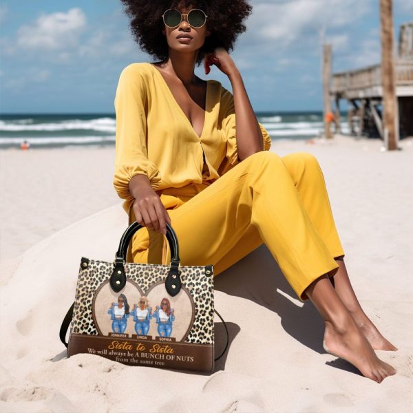 Sista To Sista - Personalized Leather Handbag Sblhblt2316T