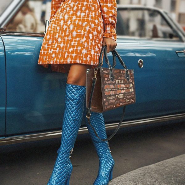 It Is A Grandma Thing - Personalized Leather Handbag Sblhblm2509T