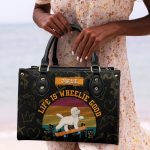 This Is How I Roll - Personalized Leather Hand Bag Sblhbha30