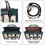 Strong Worthy Loved Enough - Personalized Leather Handbag Sbn06