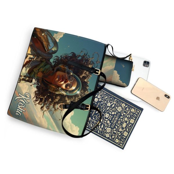 Afrofuturism - Personalized Leather Totebag