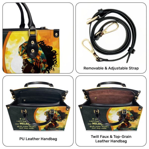 Melanin Glow - Personalized Leather Handbag - Sb17