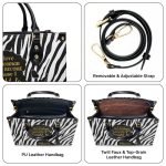 I Love The Woman I Have Become - Personalized Leather Handbag Sb25