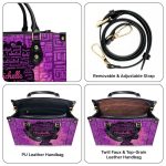 Afro Queen - Galaxy Personalized Leather Handbag Sb47