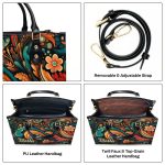Bloom - Personalized Leather Handbag Stb127